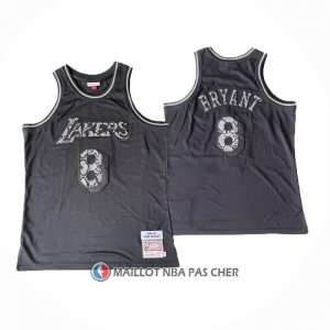 Maillot Los Angeles Lakers Kobe Bryant NO 8 Swingman Mitchell & Ness 1996-97 Noir
