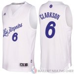 Maillot Clarkson Los Angeles Lakers Noel #6 Blanc