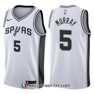 Maillot San Antonio Spurs Dejounte Murray Swingman Association 5 2017-18 Blanc