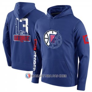 Veste a Capuche Los Angeles Clippers Paul George Bleu