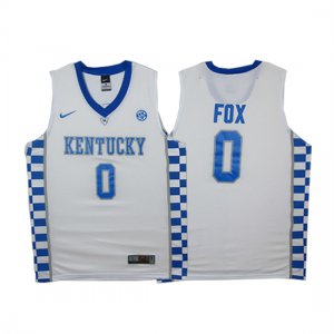 Maillot Kentucky Wildcats Fox 0 Blanc