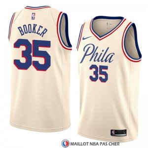 Maillot Philadelphia 76ers Trevor Booker Ville 2018 Crema