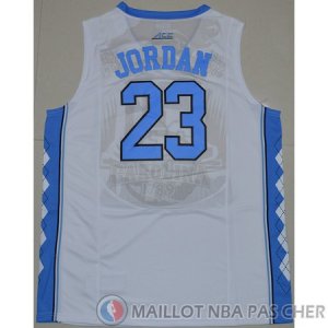 Maillot NCAA Michael Jordan Blanc