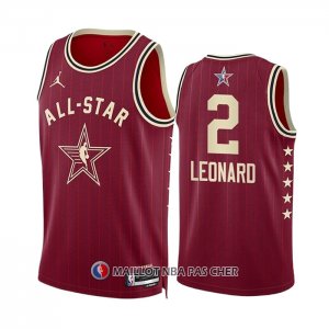 Maillot All Star 2024 Los Angeles Clippers Kawhi Leonard NO 2 Rouge