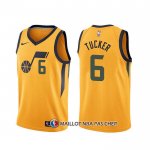 Maillot Utah Jazz Rayjon Tucker Statement Jaune Edition