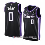 Maillot Sacramento Kings Malik Monk NO 0 Icon 2023-24 Noir