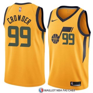Maillot Utah Jazz Jae Crowder Statement 2018 Jaune