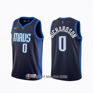 Maillot Dallas Mavericks Josh Richardson Earned 2020-21 Bleu