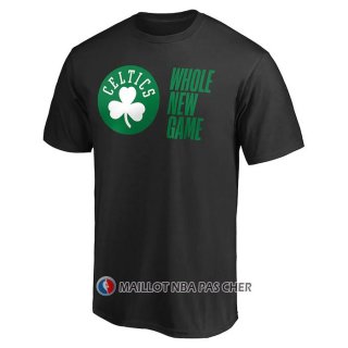 Maillot Manche Courte Boston Celtics Whole New Game Noir