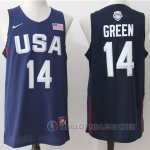Maillot NBA Twelve USA Dream Team Green 14# Bleu