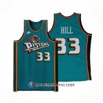 Maillot Detroit Pistons Grant Hill NO 33 Classic 2022-23 Vert