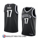 Maillot Brooklyn Nets Ed Davis No 17 Icon 2018 Noir