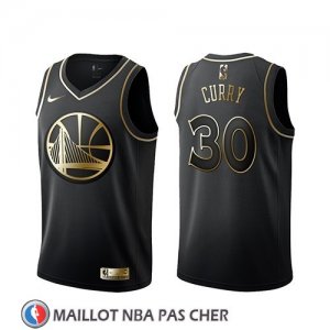 Maillot Golden Edition Golden State Warriors Stephen Curry Noir