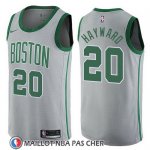 Maillot Celtics Jaylen Gordon Hayward 20 Ciudad 2017-18 Gris