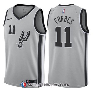 Maillot San Antonio Spurs Bryn Forbes Statement 11 2017-18 Gris