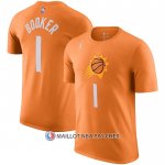 Maillot Manche Courte Phoenix Suns Devin Booker Statement Orange