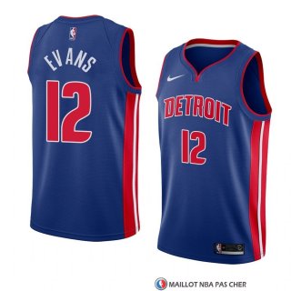 Maillot Detroit Pistons Keenan Evans Icon 2018 Bleu