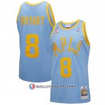 Maillot Los Angeles Lakers Kobe Bryant NO 8 Mitchell & Ness 2001-02 Bleu