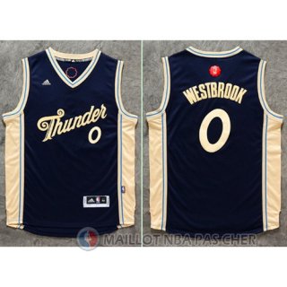 Maillot Oklahoma City Thunder Westbrook Noel #0 Noir