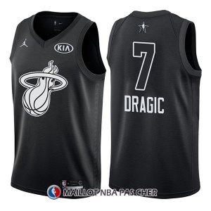 Maillot All Star 2018 Miami Heat Goran Dragic 7 Noir  Maillot All Star 2018 Miami Heat Goran Dragic 7 Noir