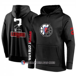 Veste a Capuche Los Angeles Clippers Kawhi Leonard Noir3