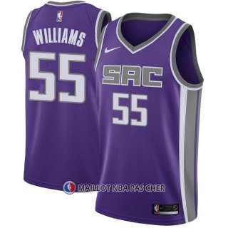 Maillot Sacramento Kings Jason Williams NO 55 Icon 2020-21 Volet