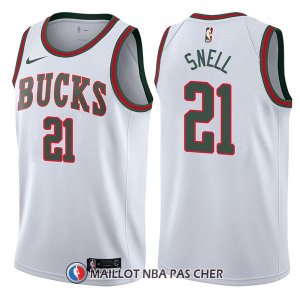 Maillot Milwaukee Bucks Tony Snell Return To The Mecca Classic 21 2017-18 Blanc