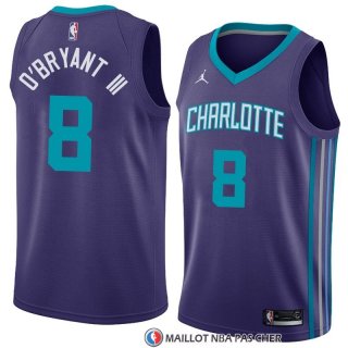 Maillot Charlotte Hornets Johnny O'bryant Iii Statement 2018 Violet