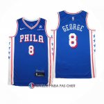 Maillot Philadelphia 76ers Paul George NO 8 Icon 2024-25 Bleu