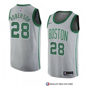 Maillot Boston Celtics Jeff Roberson Ville 2018-19 Gris
