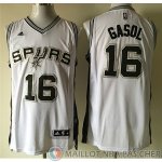 Maillot Spurs Gasol #16 Blanc