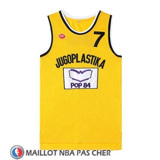 Maillot Film Jugoplastika Kukoc Jaune