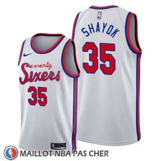 Maillot Philadelphia 76ers Marial Shayok Classic 2019-20 Blanc