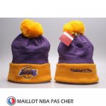 Bonnet Los Angeles Lakers Volet Jaune