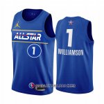 Maillot All Star 2021 Orleans Pelicans Zion Williamson Bleu