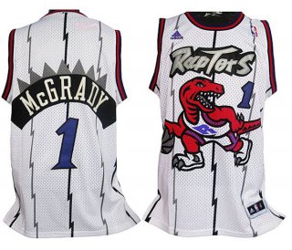 Maillot Retro Raptors McGrady 1 Blanc