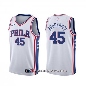 Maillot Philadelphia 76ers Ryan Broekhoff Association Blanc