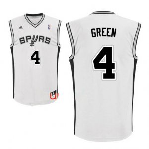 Maillot Blanc Green San Antonio Spurs Revolution 30