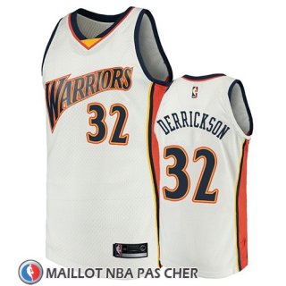 Maillot Golden State Warriors Marcus Derrickson 2009-10 Hardwood Classics Blanc