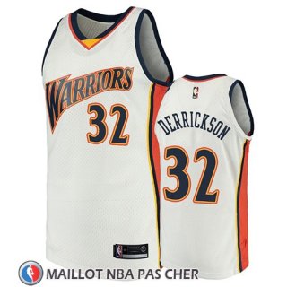 Maillot Golden State Warriors Marcus Derrickson 2009-10 Hardwood Classics Blanc