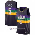 Maillot New Orleans Pelicans Herbert Jones NO 5 Ville 2022-23 Volet