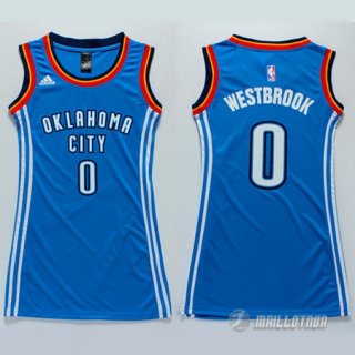 Maillot Femme de Durant Oklahoma City Thunder #0 Bleu