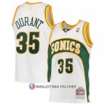 Maillot Seattle Supersonics Kevin Durant Mitchell & Ness 2007-08 Blanc