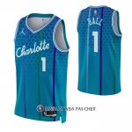 Maillot Charlotte Hornets Lamelo Ball NO 1 Ville 2022-23 Bleu