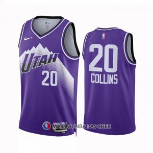 Maillot Utah Jazz John Collins NO 20 Ville 2023-24 Volet