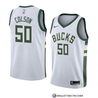 Maillot Milwaukee Bucks Bonzie Colson Association 2018 Blanc