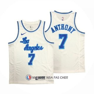 Maillot Los Angeles Lakers Carmelo Anthony NO 7 Classic 2019-20 Blanc