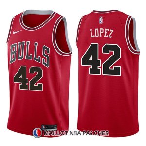 Maillot Chicago Bulls Robin Lopez Icon 42 2017-18 Rouge