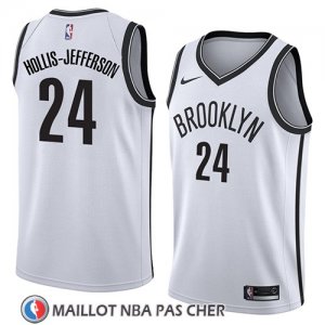 Maillot Brooklyn Nets Hollis-jefferson No 24 Association 2018 Blanc