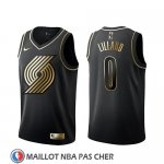 Maillot Golden Edition Portland Trail Blazers Damian Lillard Noir